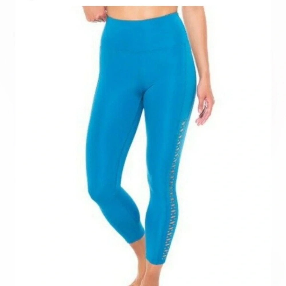 Women’s Nanette Lepore Play Cut Out Sides Compression Leggings Size Large - Picture 3 of 12